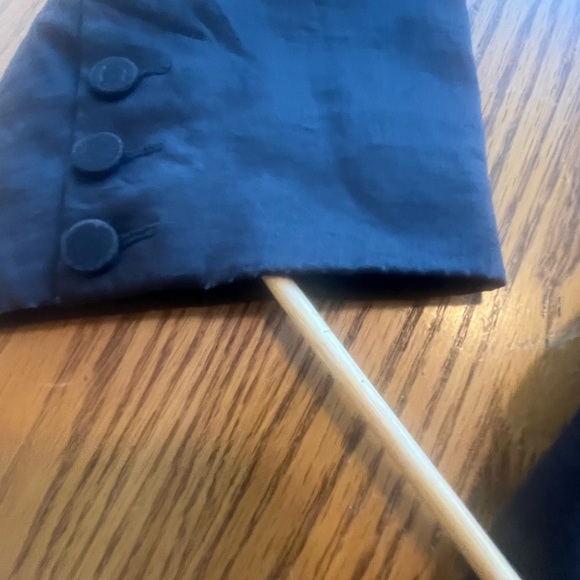 Eileen Fisher Zip Front V-Neck Peplum Jacket Black Large L Dress Casual - Picture 13 of 16